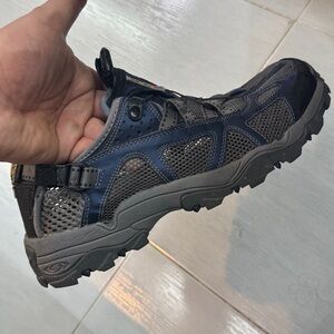 Salomon Techamphibian Men’s Size 11 Gray Mesh Sandal Trail Shoes Contagrip